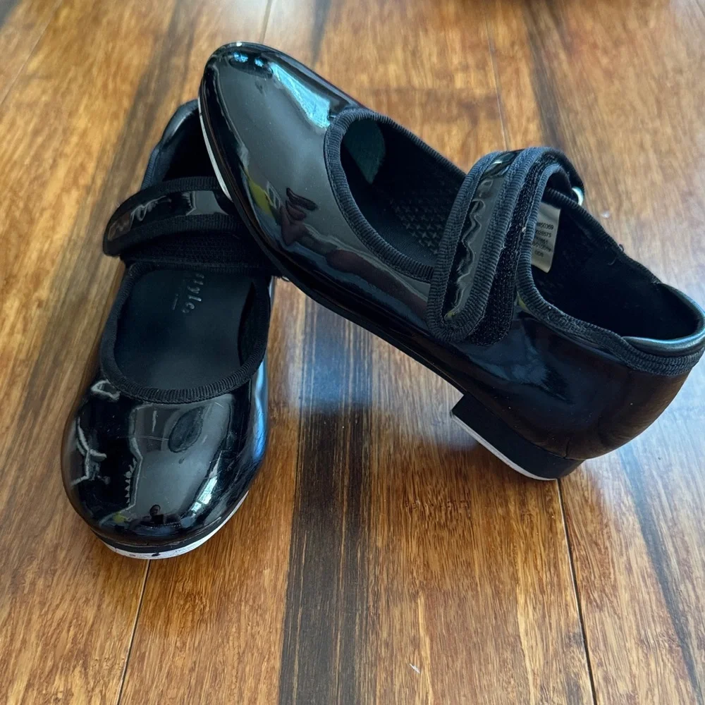Freestyle by Danskin Black Kids Dance Tap Shoes